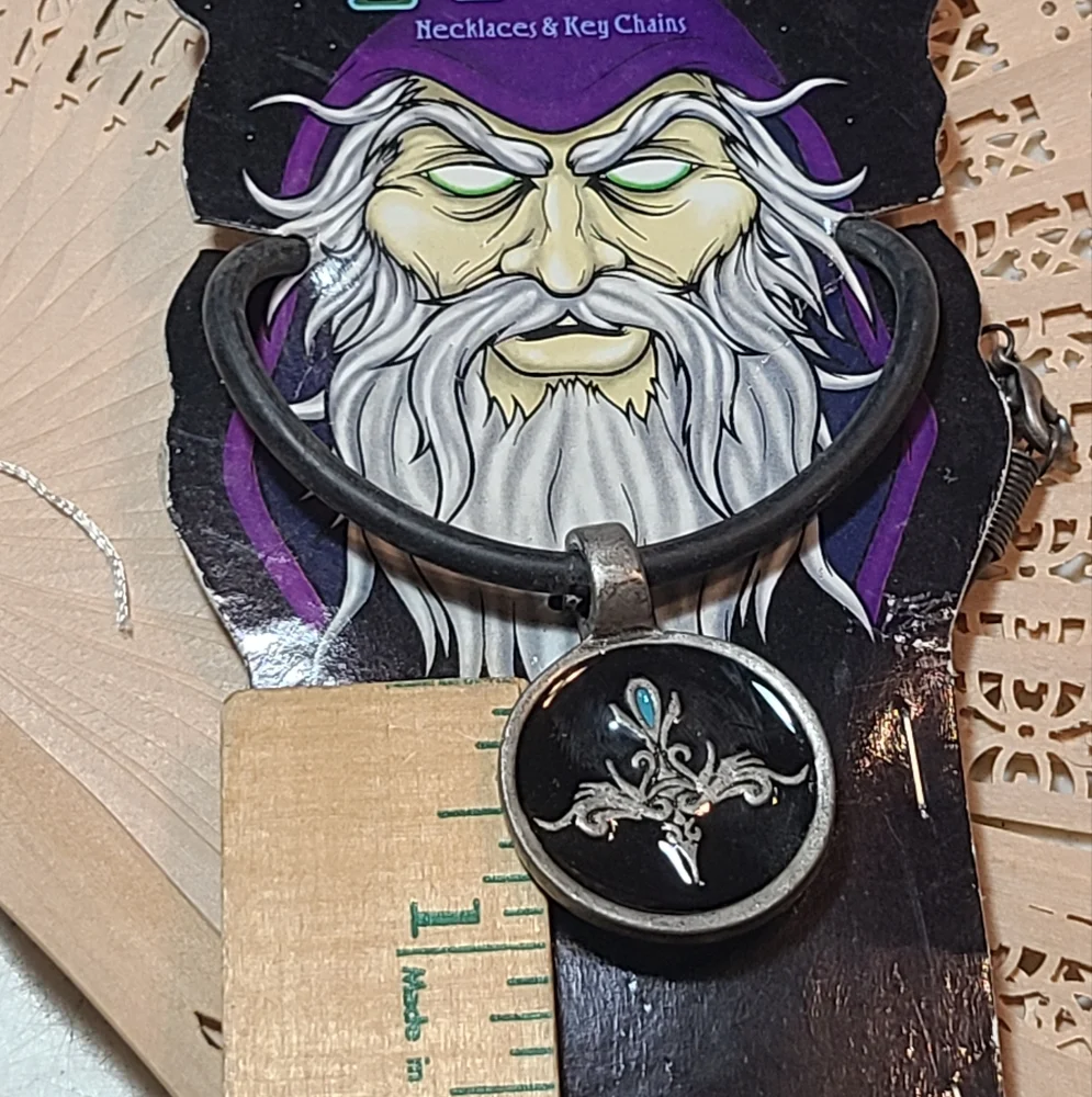 Mystic Black and Silver Pendant Necklace